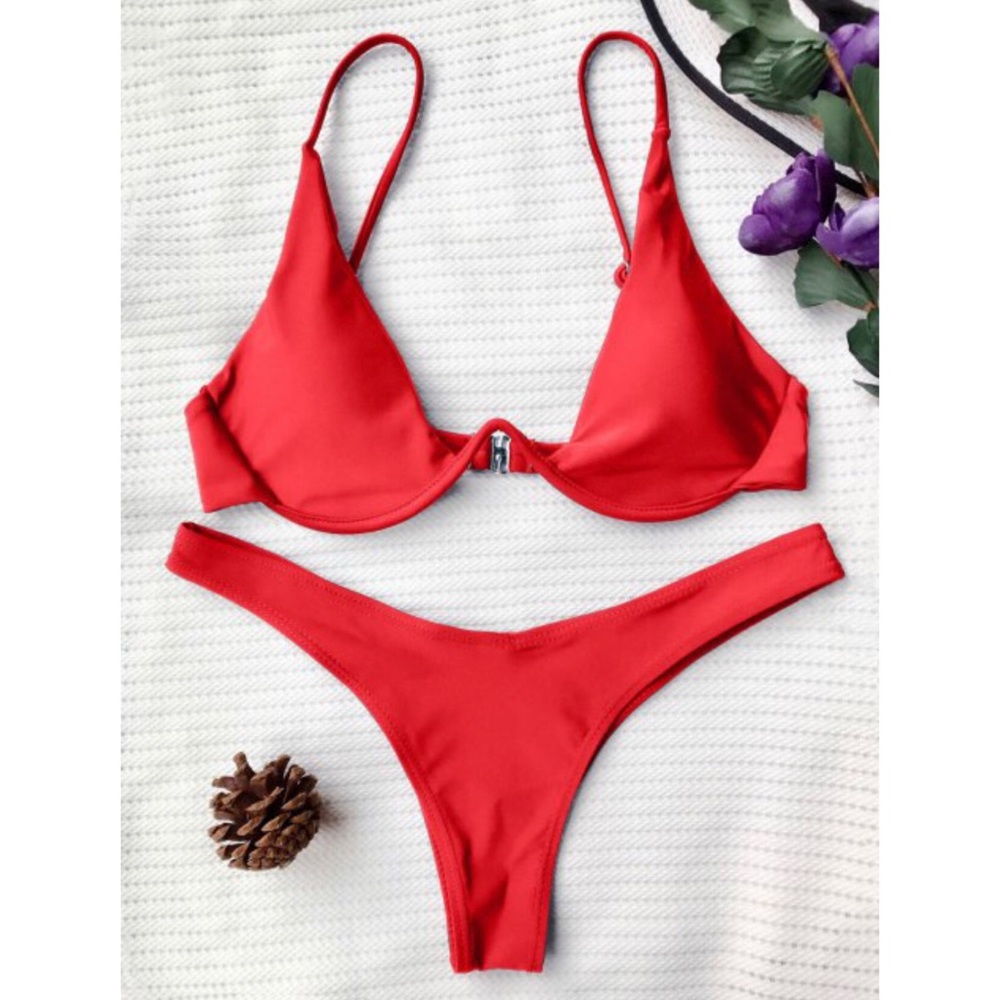 ❤️Fire Red Bikini❤️ - Picture 3 of 5
